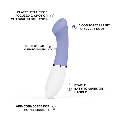 LELO Gigi 3 App-Controlled G-Spot Vibrator Powder Blue