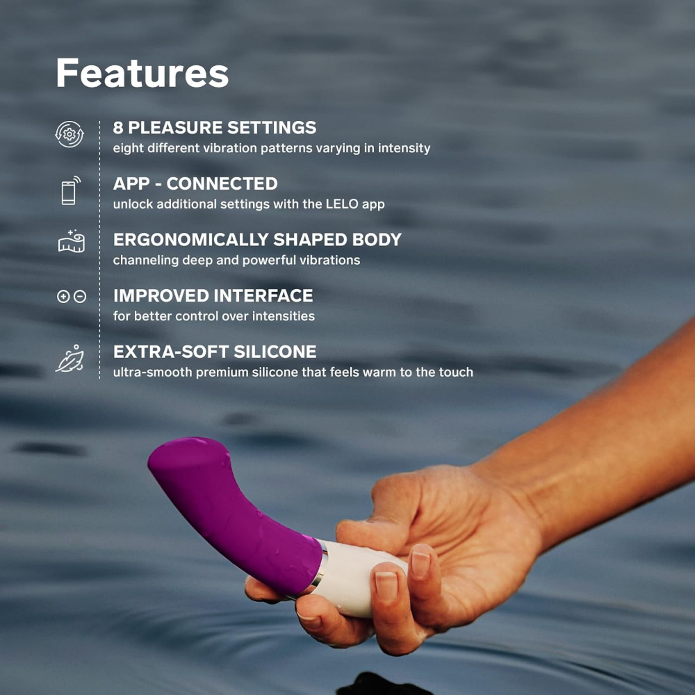 LELO Gigi 3 App-Controlled G-Spot Vibrator Powder Blue