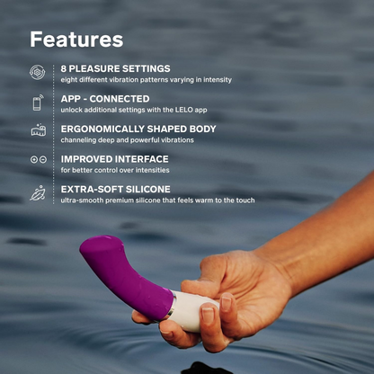 LELO Gigi 3 App-Controlled G-Spot Vibrator Powder Blue