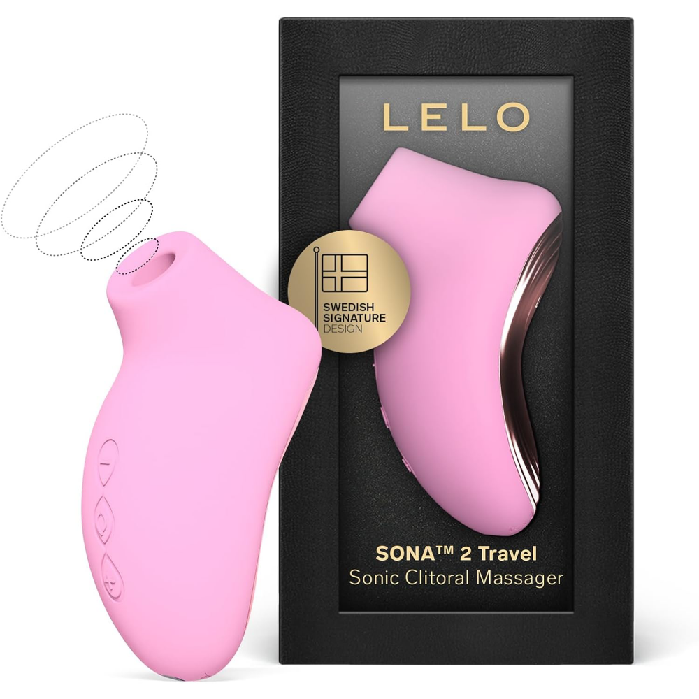 LELO Sona 2 Travel Sonic Clitoral Massager Pink