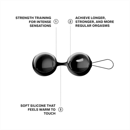 LELO Weighted Vaginal Beads Noir
