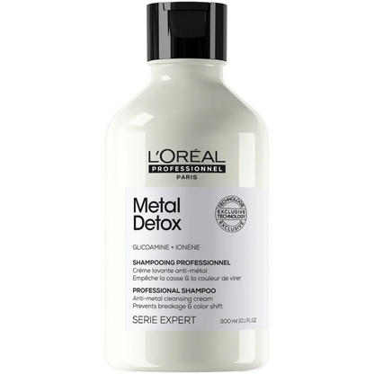 L'Oreal Professionnel Serie Expert Metal Detox Anti-Metal Cleansing Cream Shampoo 300ml & Mask 250ml Twin