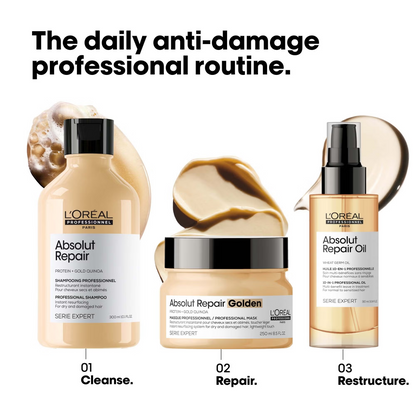 L'Oreal Professionnel Serie Expert Absolut Repair Protein + Gold Quinoa Golden Resurfacing Mask 250ml
