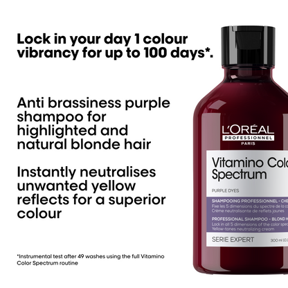 L'Oreal Professionnel Serie Expert Vitamino Colour Spectrum Purple Dyes Shampoo 300ml
