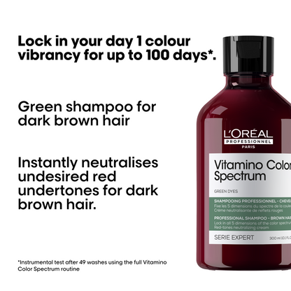 L'Oreal Professionnel Serie Expert Vitamino Colour Spectrum Green Dyes Shampoo 300ml