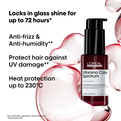 L'Oreal Professionnel Serie Expert Vitamino Colour Spectrum Glass Shine Hair Serum 30ml