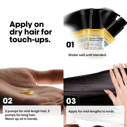 L'Oreal Professionnel Serie Expert Absolut Repair Molecular Bi-Phase Oil 90ml