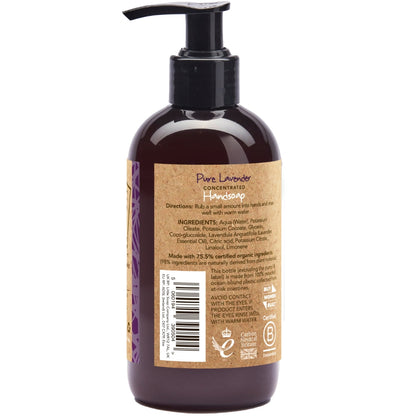 Little Soap Company Organic Concentrated Hand Soap Pure Lavender 250ml