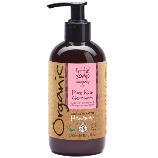 Little Soap Company Organic Concentrated Bubble Bath Pure Rose Geranium 250ml