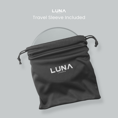 Luna London Compact Mirror Chalk Grey