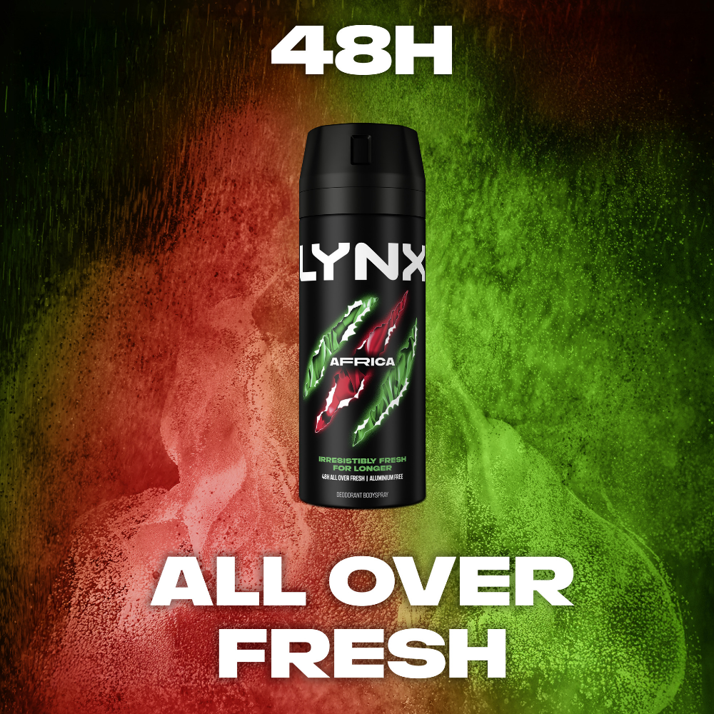Lynx Africa 48h Deodorant Body Spray 150ml