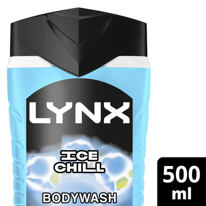 Lynx XXL Ice Chill 3 In 1 Shower Gel 500ml