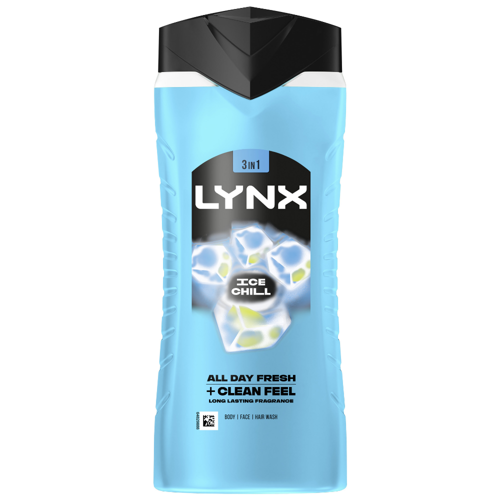 Lynx XXL Ice Chill 3 In 1 Shower Gel 500ml