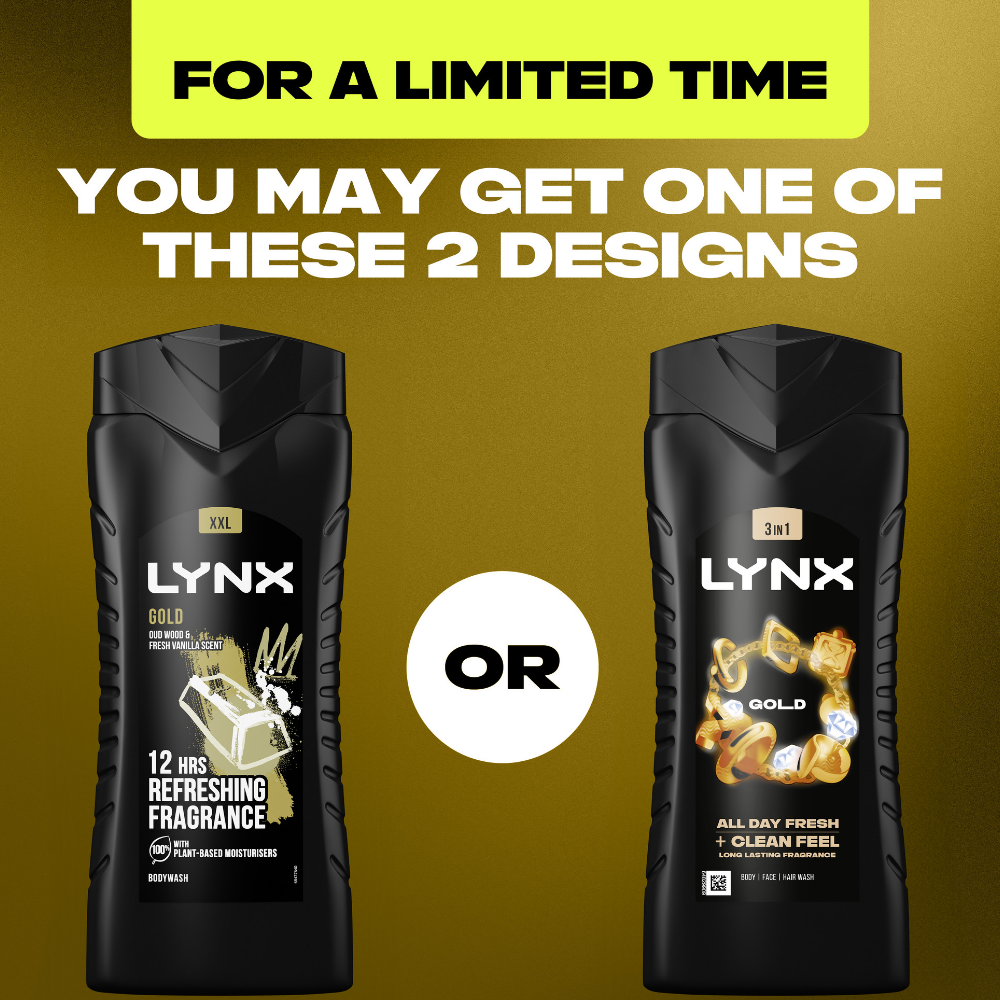 Lynx XXL Gold Shower Gel 500ml