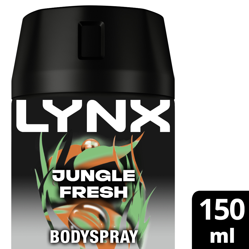 Lynx Jungle Fresh 72h Palm Leaves & Amber Anti-Perspirant Deodorant Spray 250ml