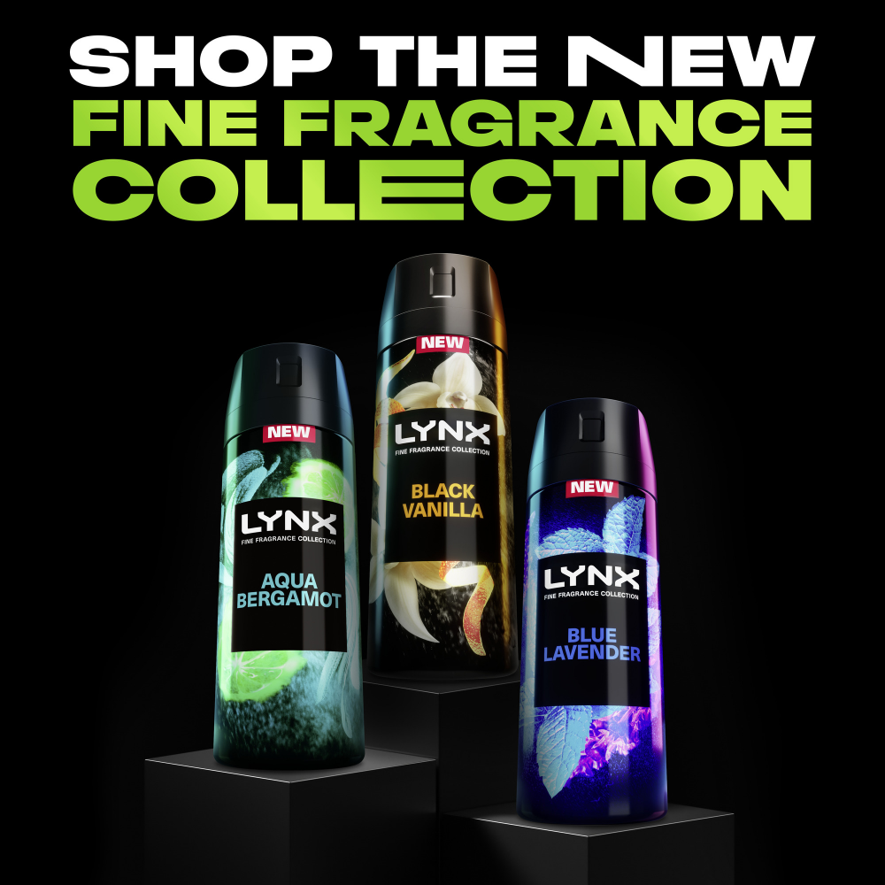 Lynx Fine Fragrance 72h Emerald Sage White Geranium & Cedar Premium Deodorant Body Spray 150ml