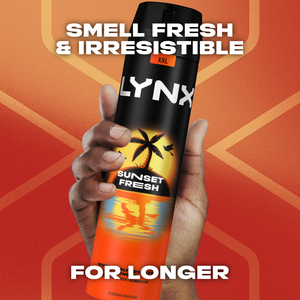 Lynx XXL Sunset Fresh 72h Mango & Mandarin Deodorant Body Spray 250ml