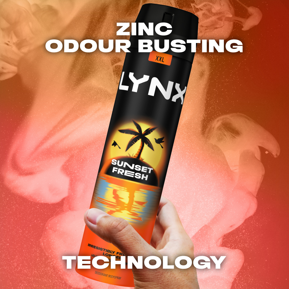 Lynx XXL Sunset Fresh 72h Mango & Mandarin Deodorant Body Spray 250ml