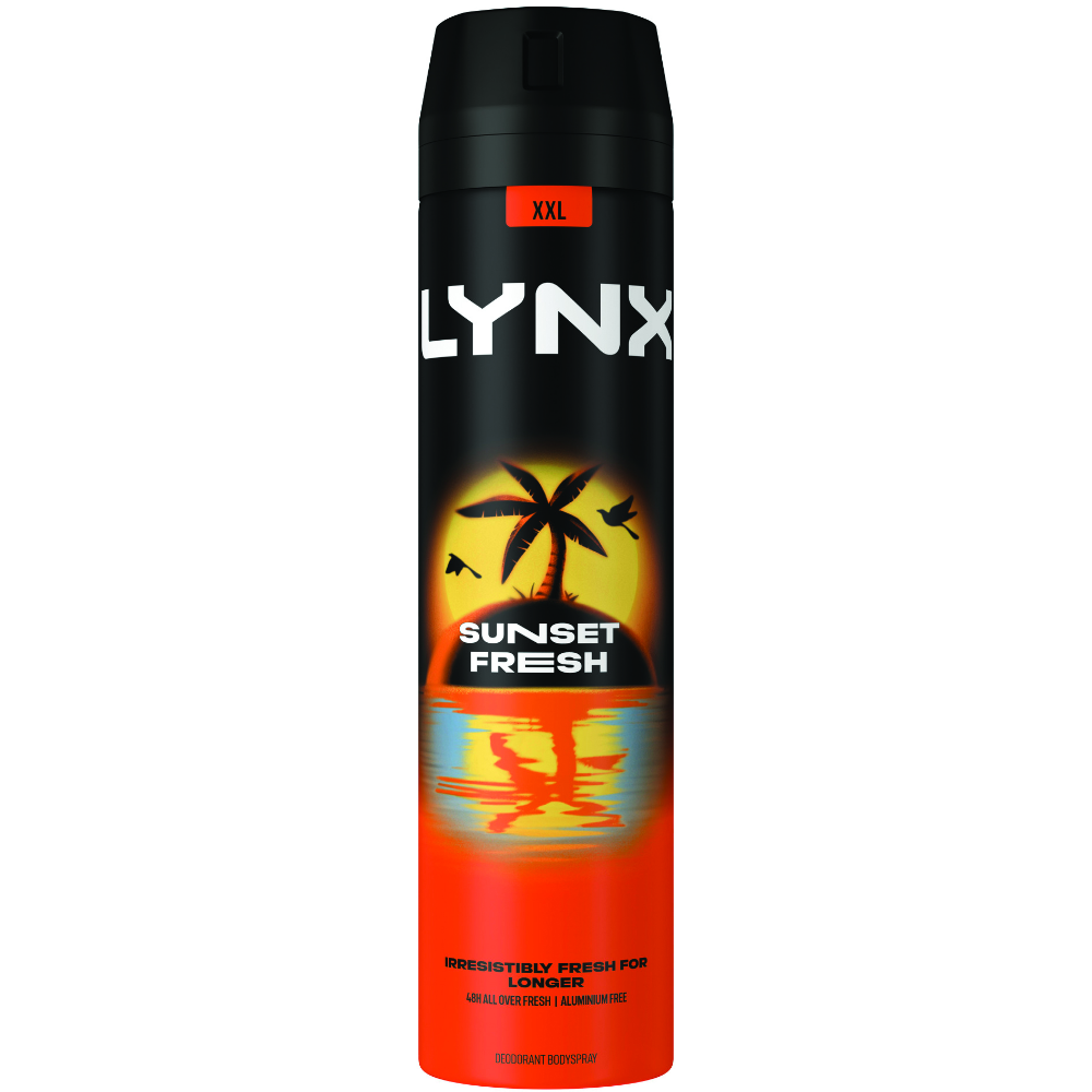 Lynx XXL Sunset Fresh 72h Mango & Mandarin Deodorant Body Spray 250ml