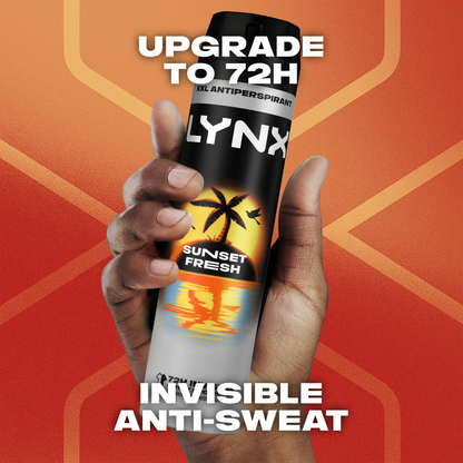Lynx XXL Sunset Fresh 72h Mango & Mandarin Anti-Perspirant Deodorant Spray 250ml