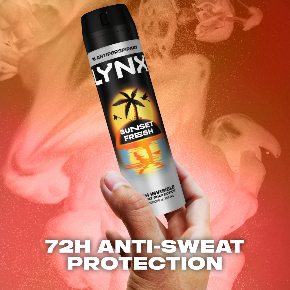 Lynx XXL Sunset Fresh 72h Mango & Mandarin Anti-Perspirant Deodorant Spray 250ml