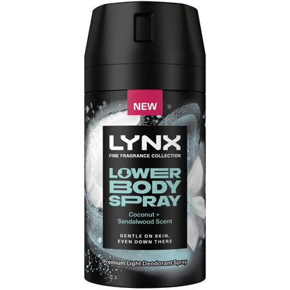 Lynx Fine Fragrance 72h Coconut & Sandalwood Lower Deodorant Body Spray 100ml