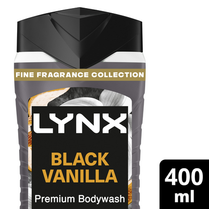Lynx Black Vanilla Premium Shower Gel 400ml