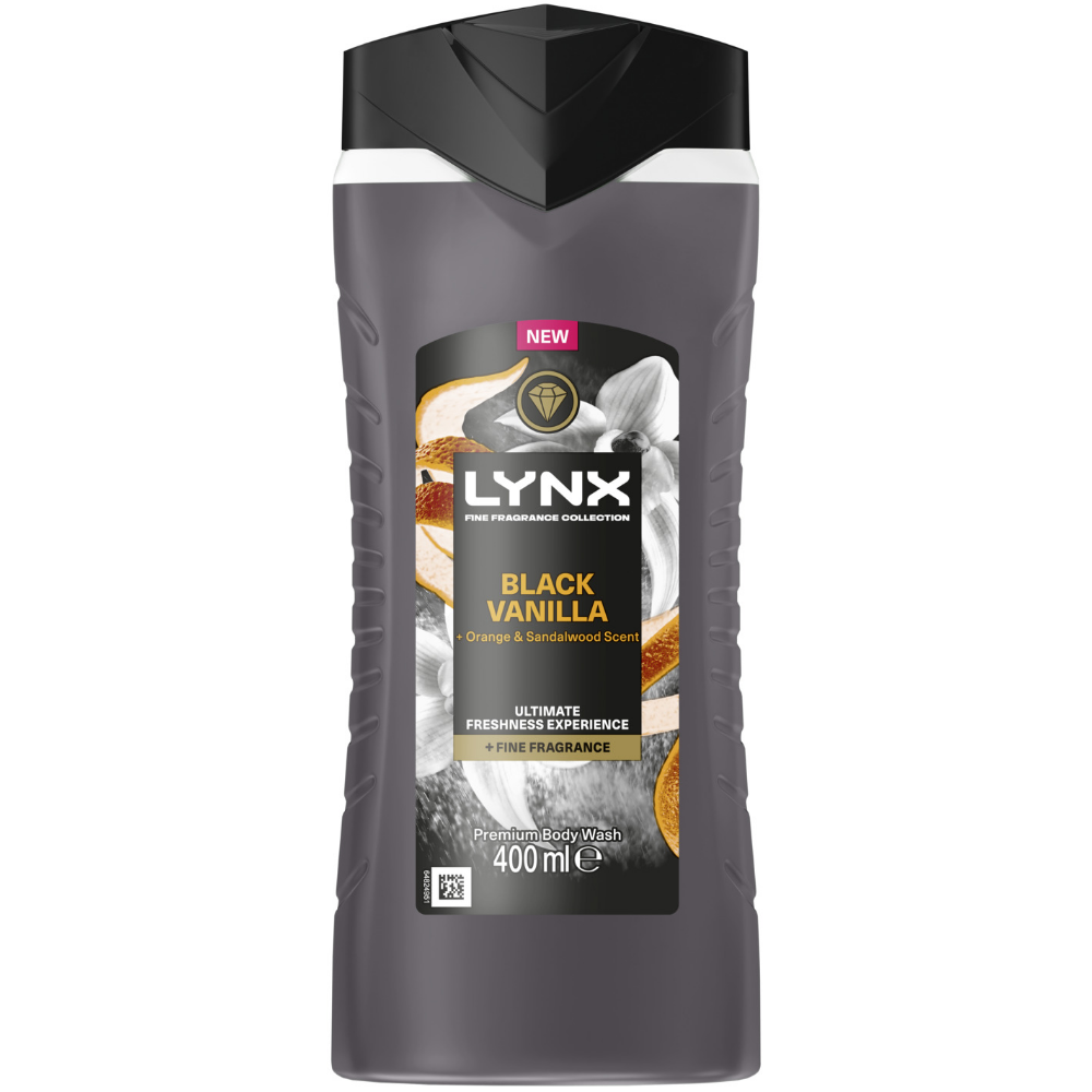 Lynx Black Vanilla Premium Shower Gel 400ml