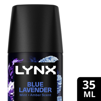 Lynx Fine Fragrance 72h Blue Lavender Mint & Amber Premium Deodorant Body Spray 35ml