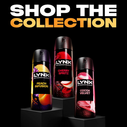 Lynx Fine Fragrance 72h Cherry Spritz Red Apple & Amber Premium Deodorant Body Spray 35ml