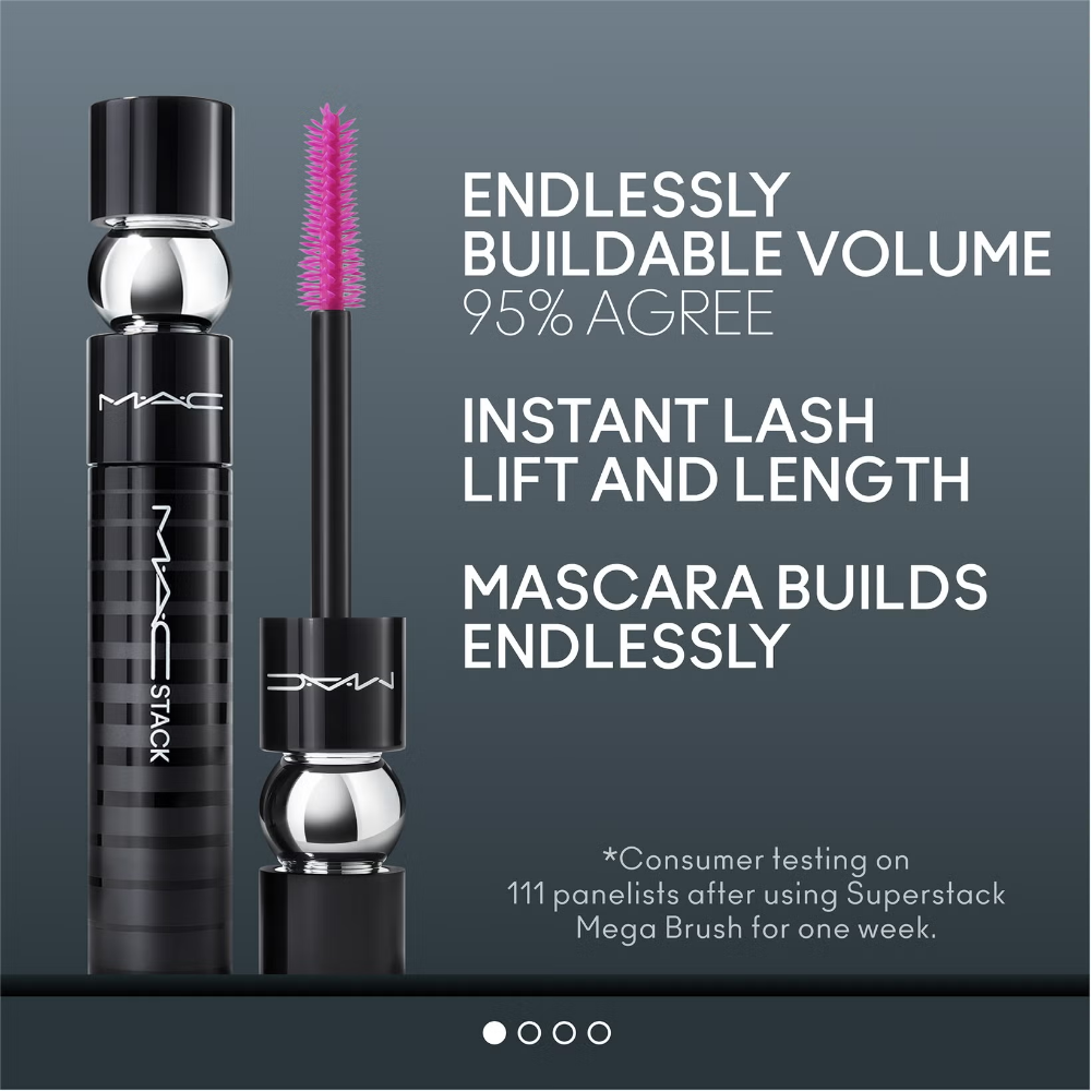 MAC MACStack Mega Brush Mascara Black 12ml
