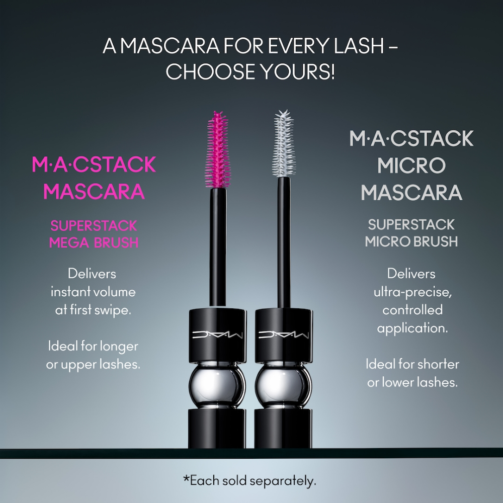MAC MACStack Micro Brush Mascara Black 12ml
