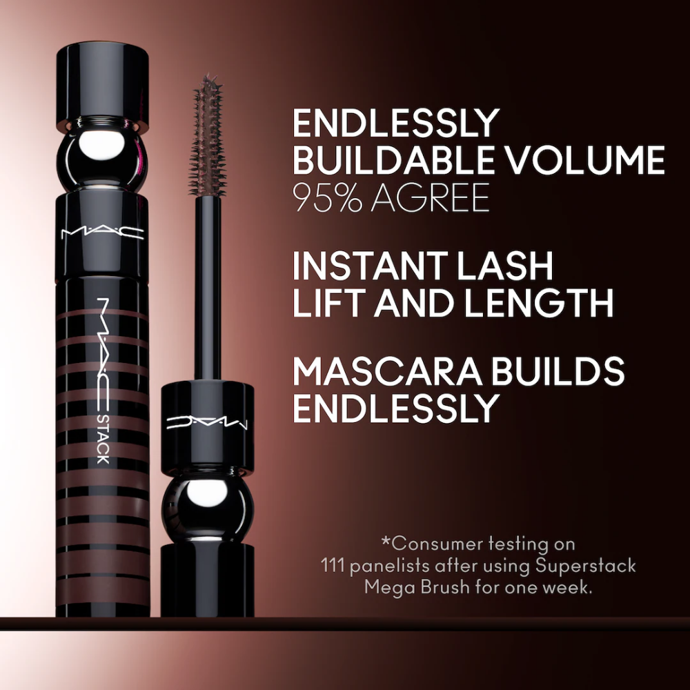MAC MACStack Mega Brush Mascara Chestnut Stack 12ml
