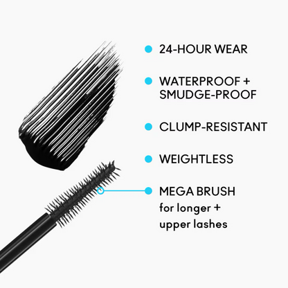 MAC MACStack Mega Brush Waterproof Mascara Black 12ml