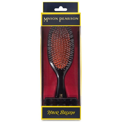 Mason Pearson Handy Bristle & Nylon Hairbrush Dark Ruby BN3