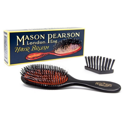 Mason Pearson Handy Bristle & Nylon Hairbrush Dark Ruby BN3