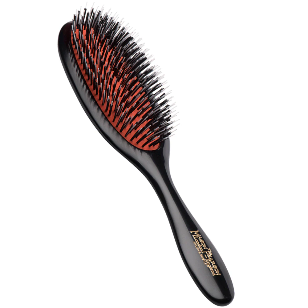 Mason Pearson Handy Bristle & Nylon Hairbrush Dark Ruby BN3