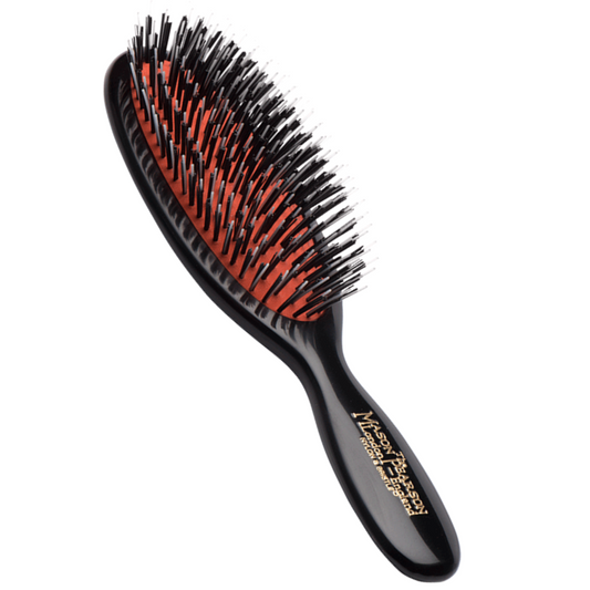 Mason Pearson Pocket Bristle & Nylon Hairbrush Dark Ruby BN4