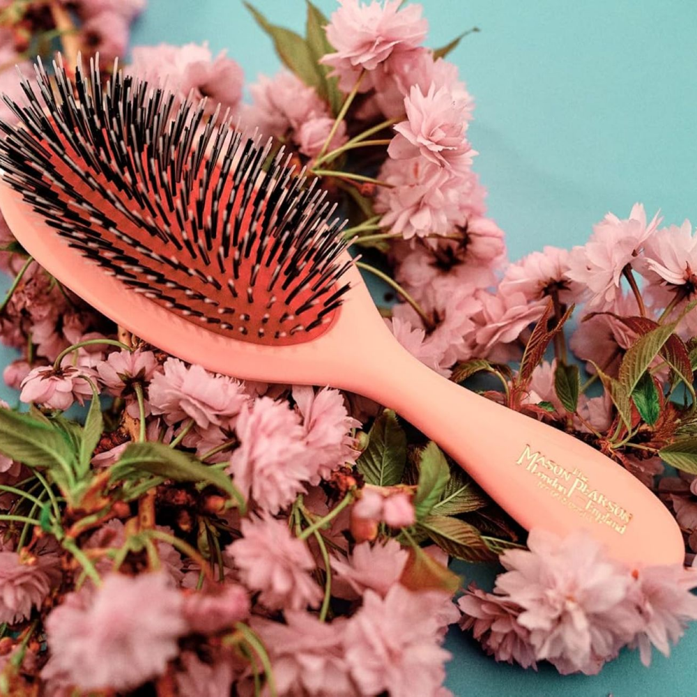 Mason Pearson Pocket Bristle & Nylon Hairbrush Pink BN4