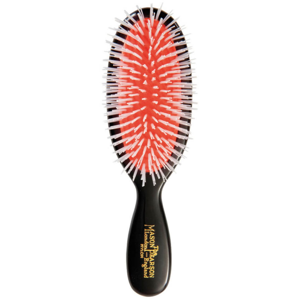 Mason Pearson Pocket Nylon Hairbrush Dark Ruby N4