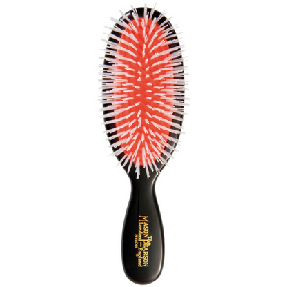 Mason Pearson Pocket Nylon Hairbrush Dark Ruby N4