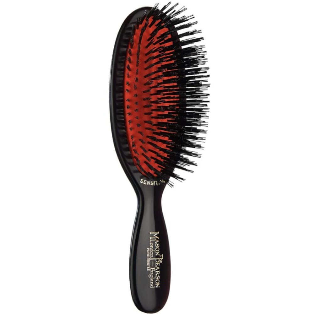Mason Pearson Pocket Sensitive Bristle Hairbrush Dark Ruby SB4