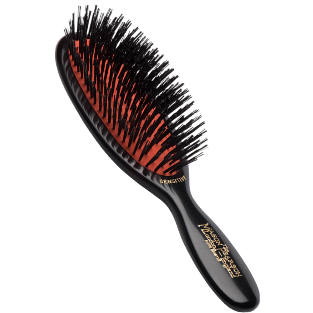Mason Pearson Pocket Sensitive Bristle Hairbrush Dark Ruby SB4