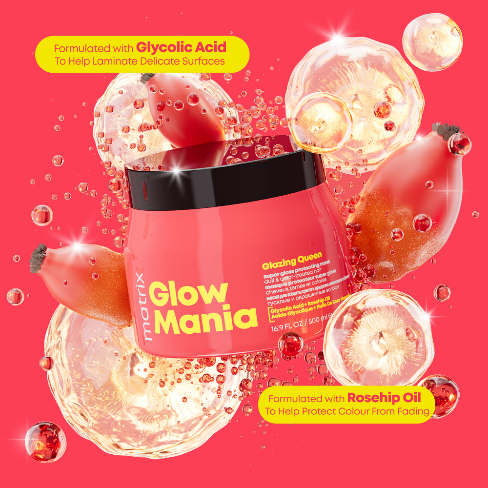 Matrix Glow Mania Glazing Queen Super Gloss Protecting Hair Mask 500ml