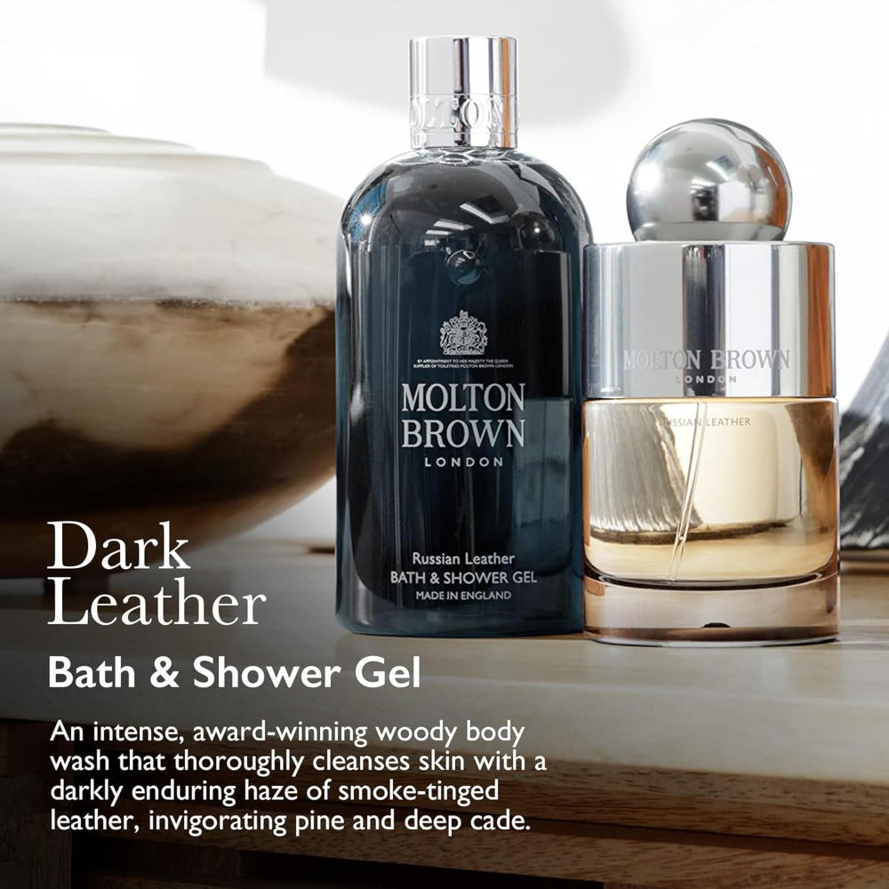 Molton Brown Dark Leather Bath & Shower Gel 300ml
