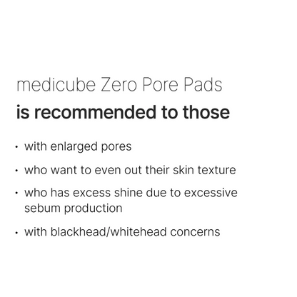 Medicube Zero Pore Pad 2.0 x70