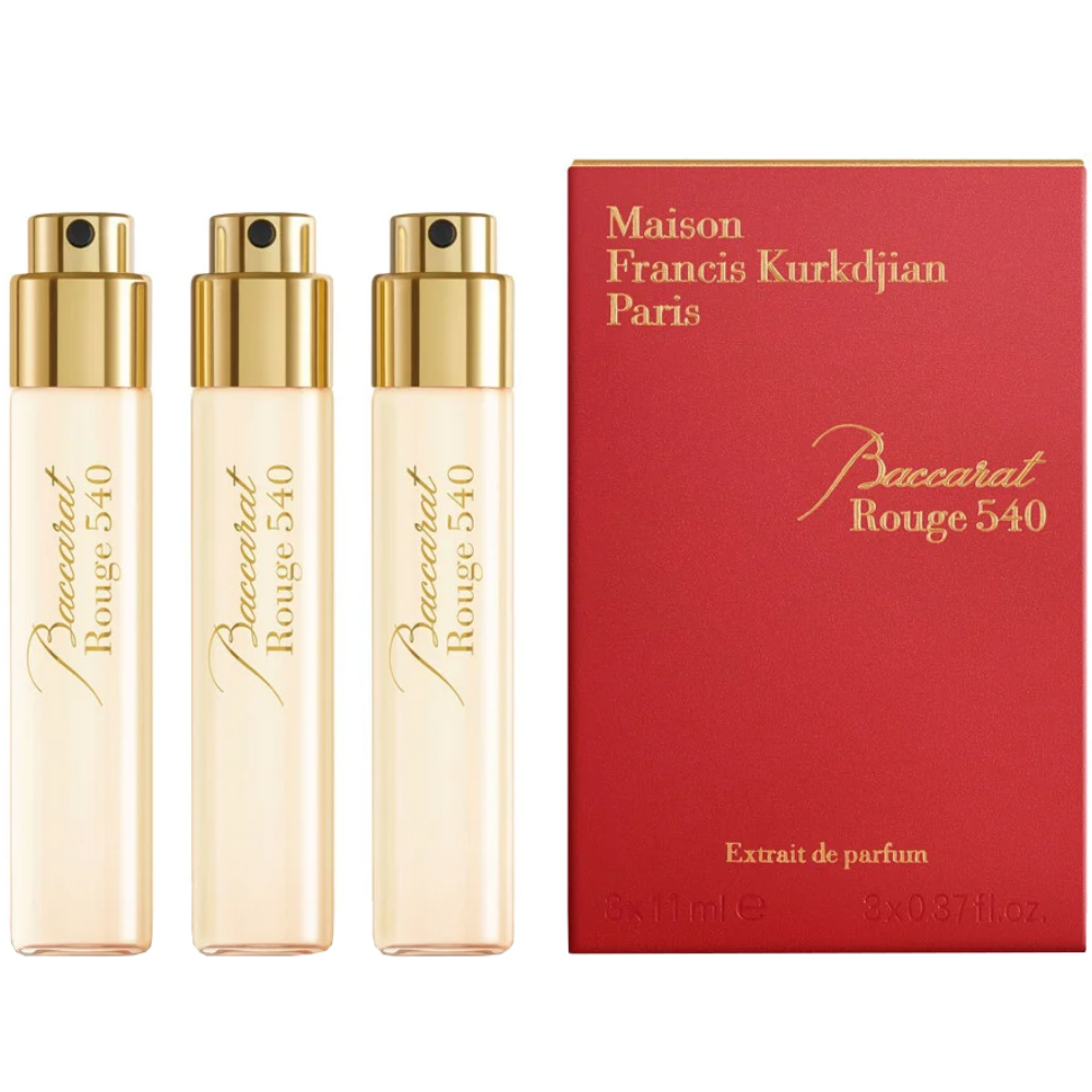 Maison Francis Kurkdjian Baccarat Rouge 540 Extrait De Parfum Refill Set 3 x 11ml
