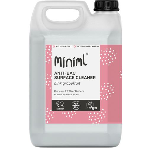 Miniml Anti-Bacterial Surface Cleaner Pink Grapefruit 5000ml