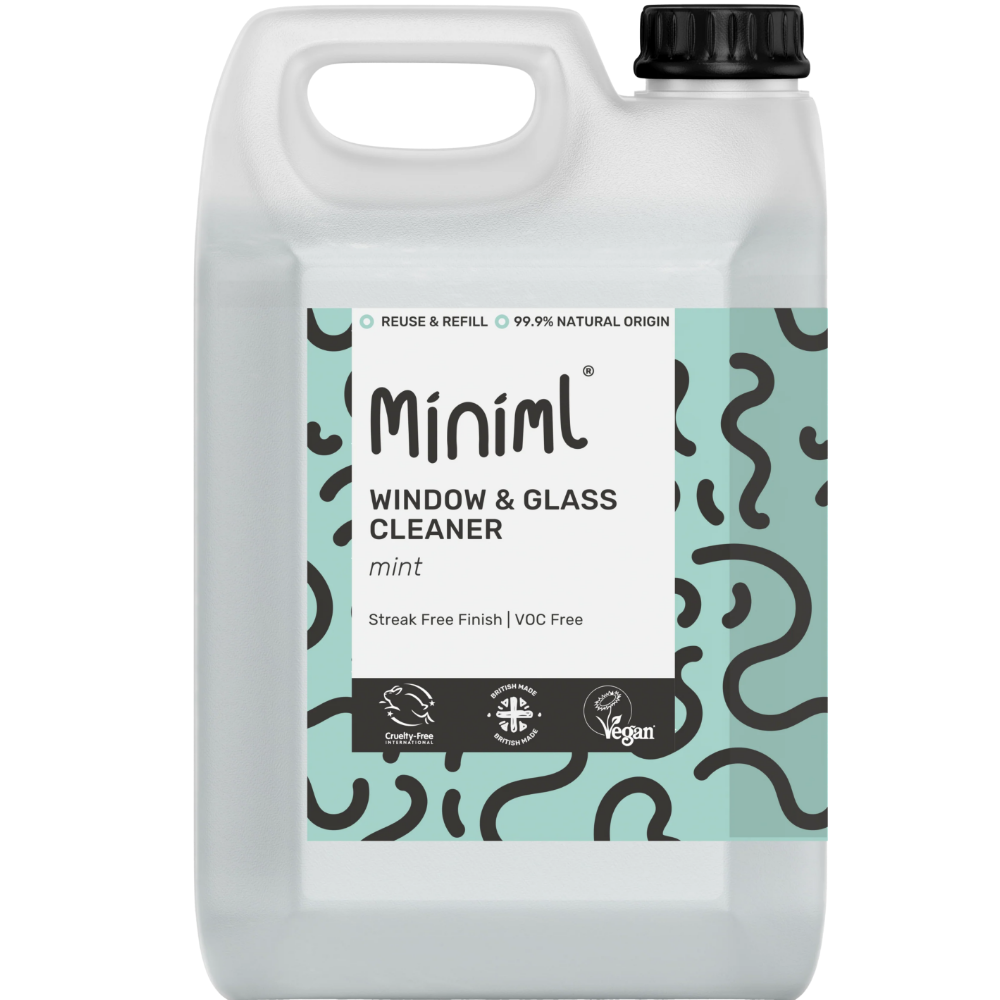 Miniml Natural Refillable Window & Glass Cleaner Mint 5000ml