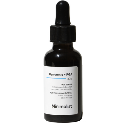 Minimalist Hyaluronic + PGA 02% Face Serum 30ml